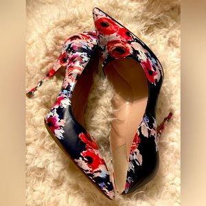 Kate Spade Women's Licorice Floral Pointed Toe Pump Size 9.5